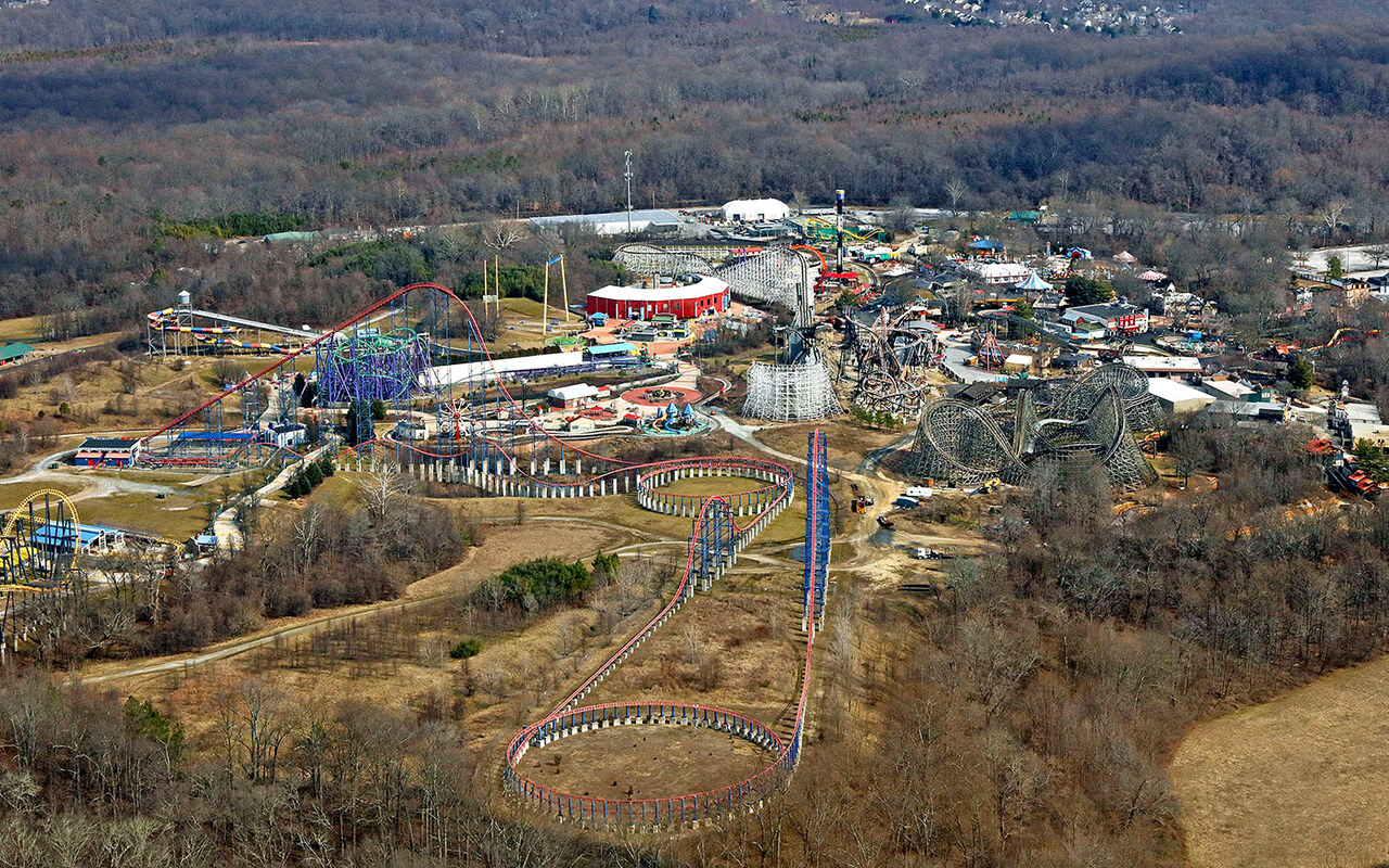 Six Flags America in Upper Marlboro, Maryland