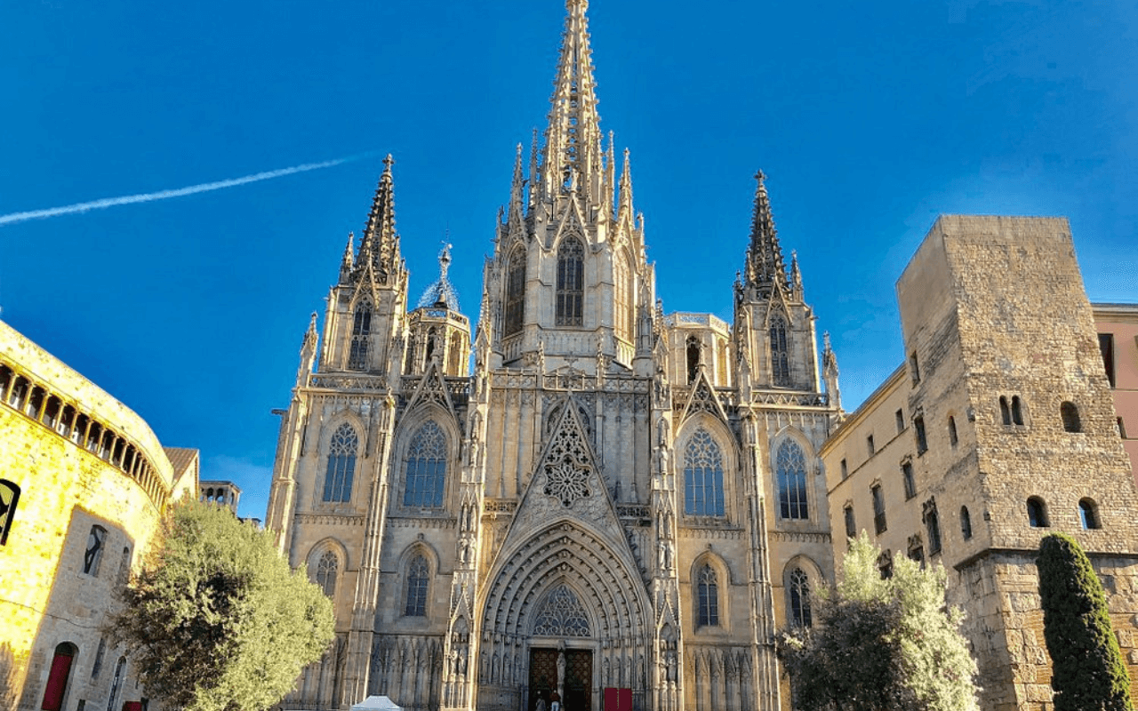 Barcelona Cathedral and Its Tranquil Cloister