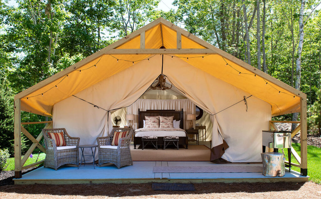 Quaint Glamping at Sandy Pines Campground, Kennebunkport