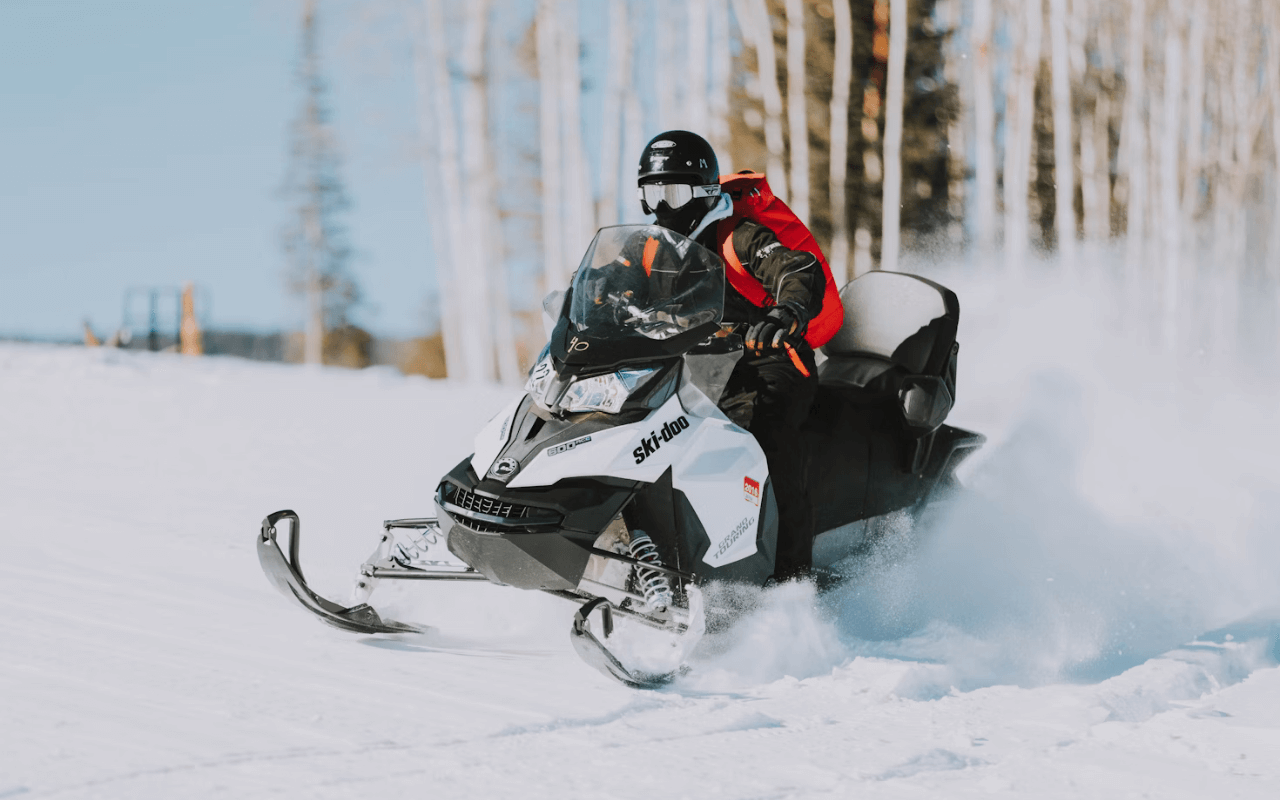 Hit the Trails on a Snowmobile
