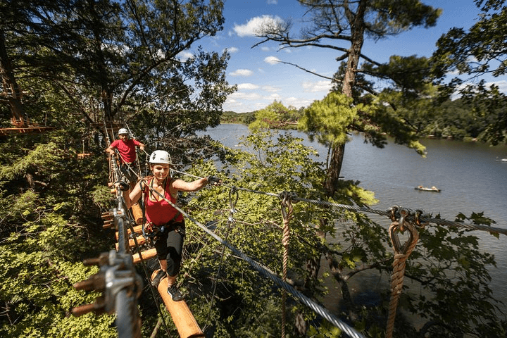 Killarney Provincial Park Zip Line in Ontario, Canada