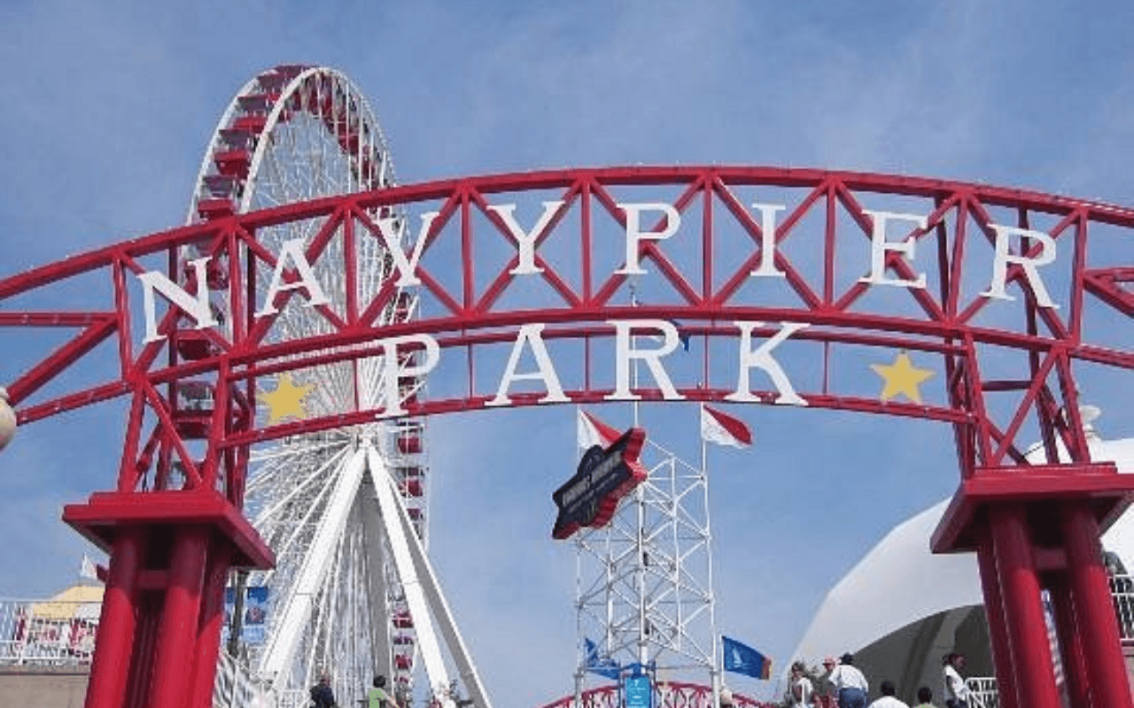 Navy Pier on Lake Michigan in Chicago, Illinois
