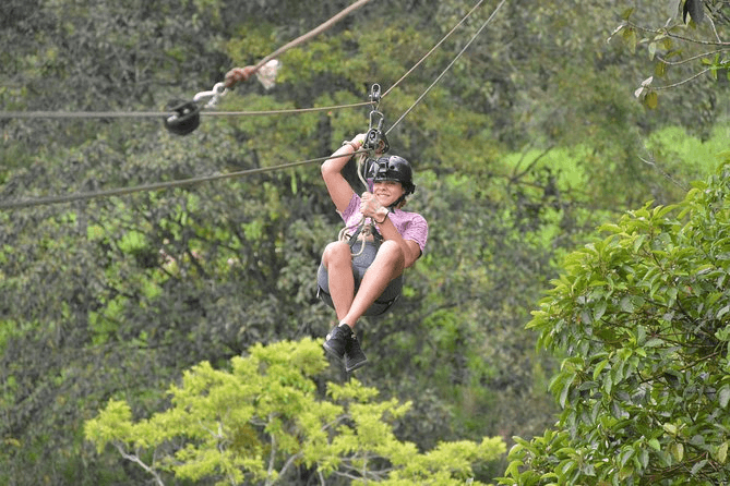 Tarzan Swing Zip Line in Queenstown, New Zealand