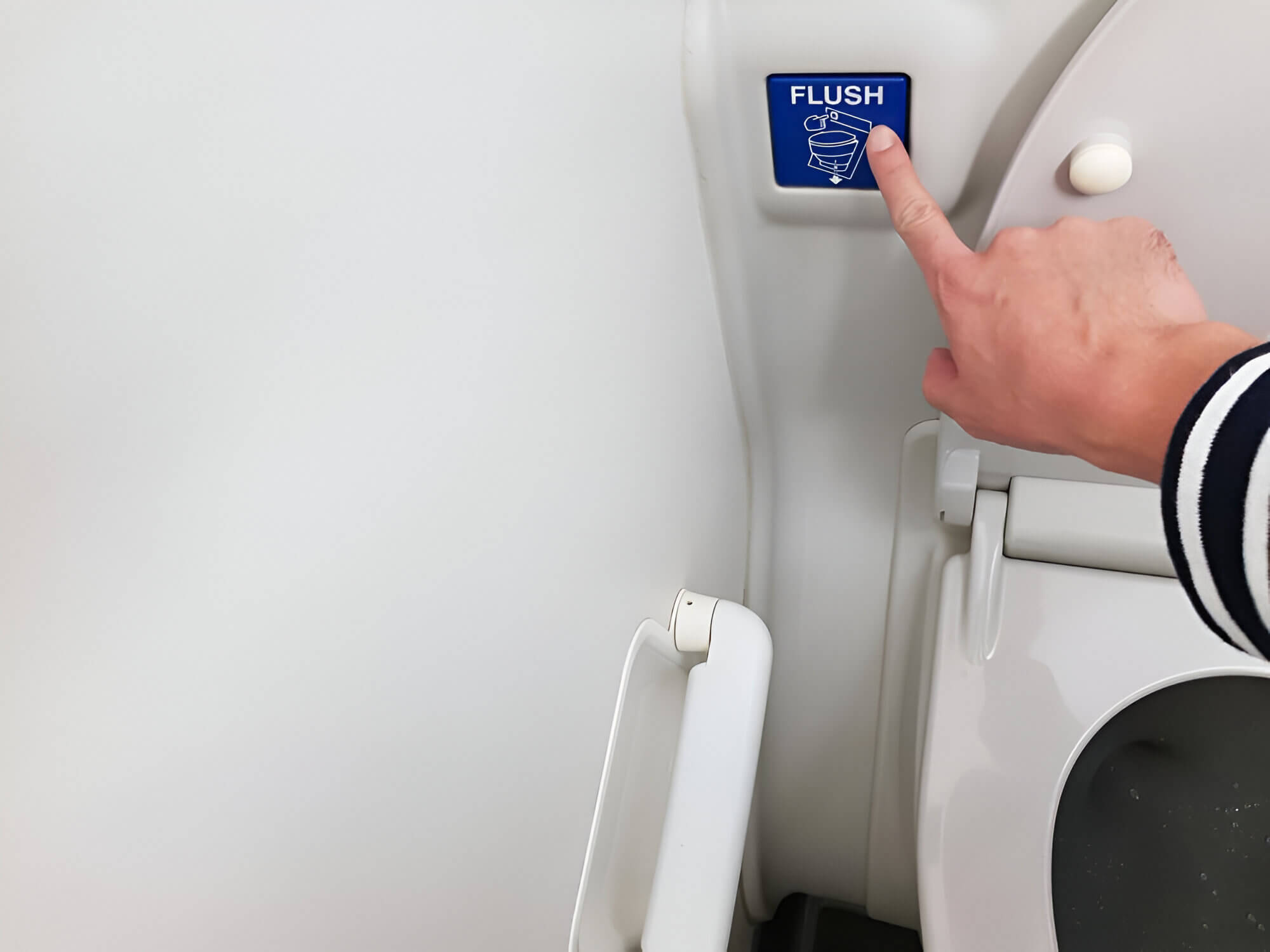 Toilet Flush Buttons: A Bacterial Breeding Ground