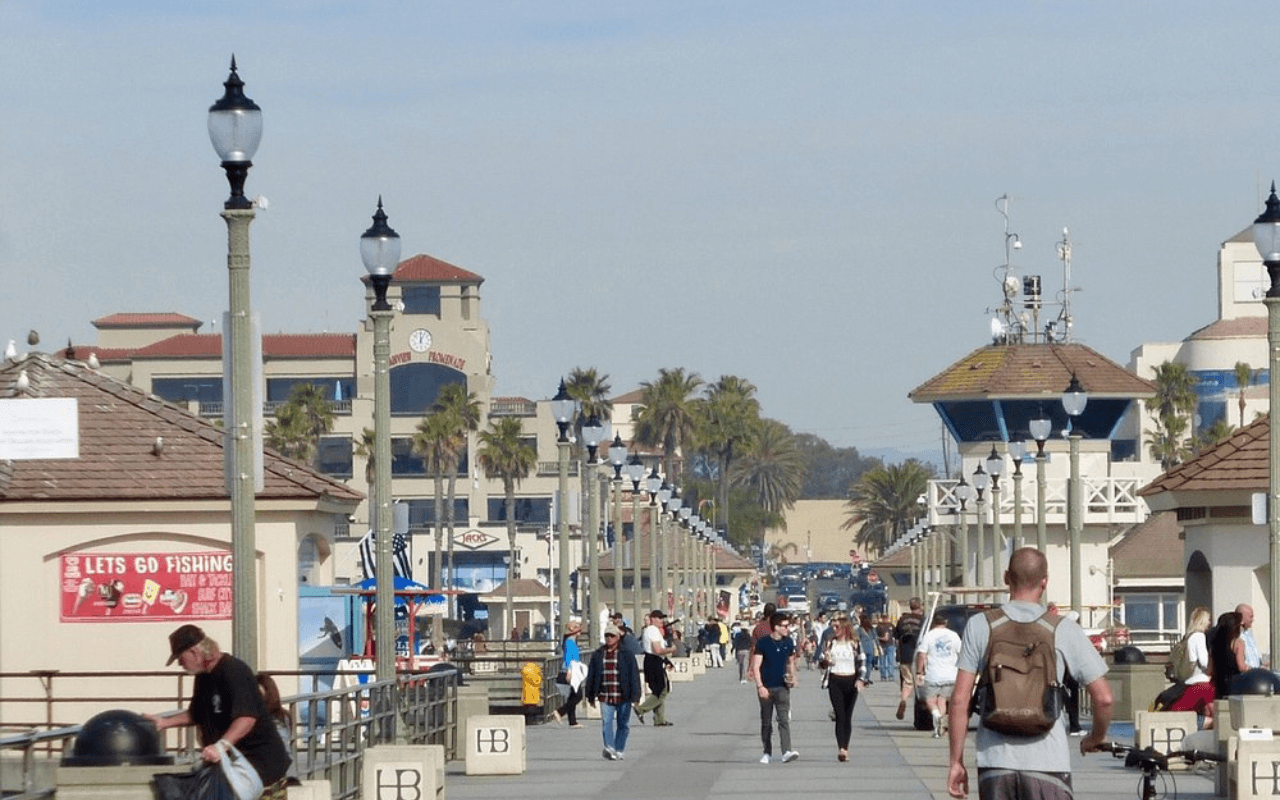 California’s Huntington Beach Pier: Sunset Magic